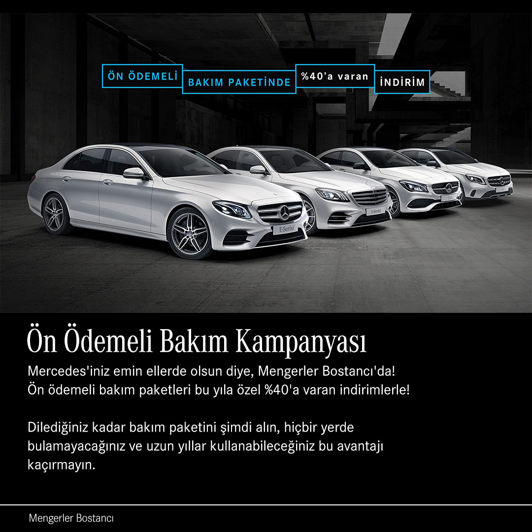 Mengerler Bostancı'da ön ödemeli bakım paketleri %40'a varan indirimlerle sizi bekliyor. Dilediğiniz kadar bakım paketini şimdi alın, uzun yıllar kullanabileceğiniz bu avantajı kaçırmayın 🌟

#mercedesbenz #bakım #servis #paket #indirim #avantaj #kampanya #bostancı #istanbul