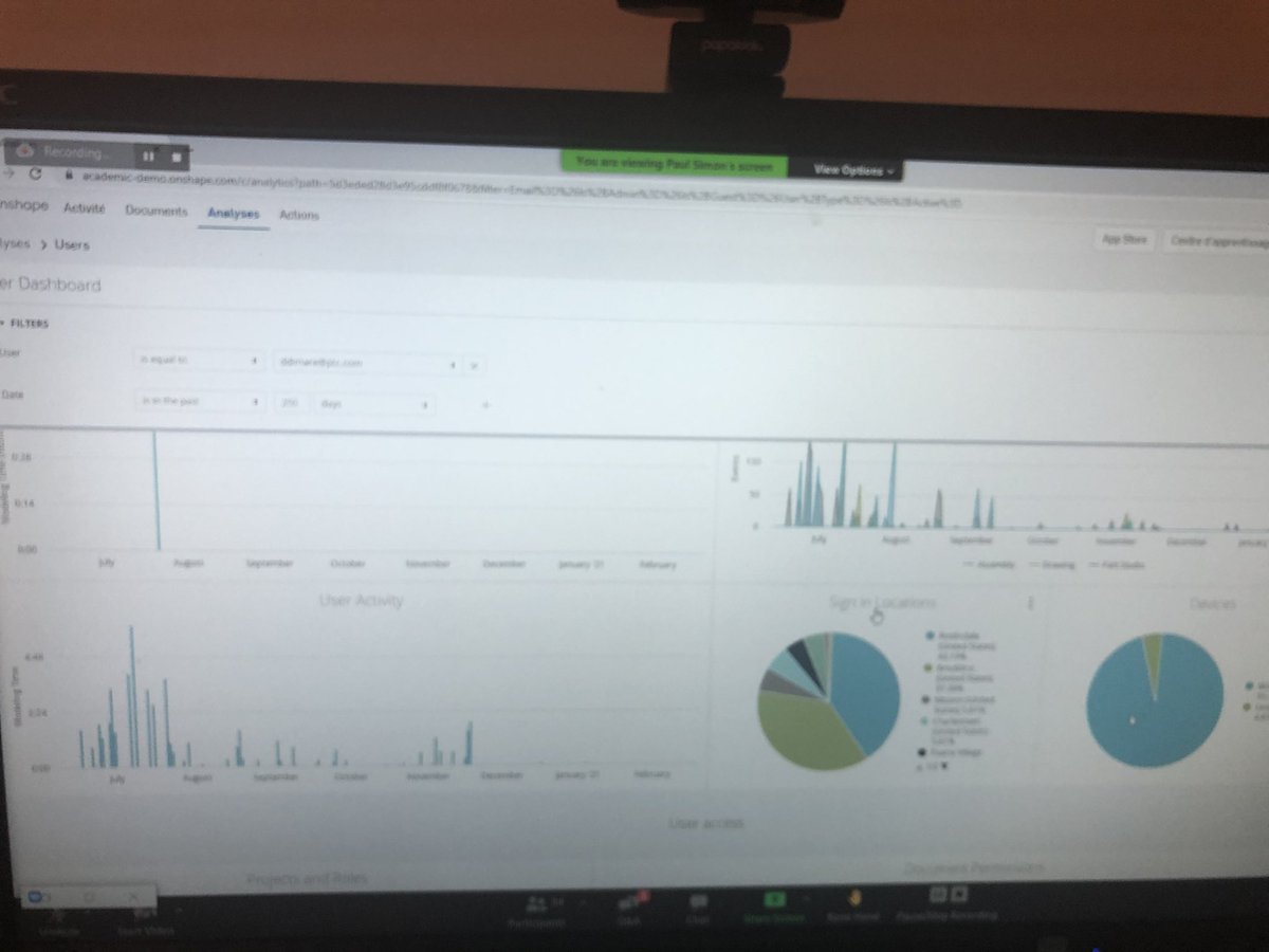 EberlBernhard's tweet photo. We have just hosted our second @Onshape Webinar for the #French academic commumity and had 50 attendees. If you want to get access to the recording or find out more about @Onshape, reach out to my team member @KirianLavoisard. @PTC_France @education_gouv @STEM_Europe #3d #Cao https://t.co/5Y14jOBcQQ