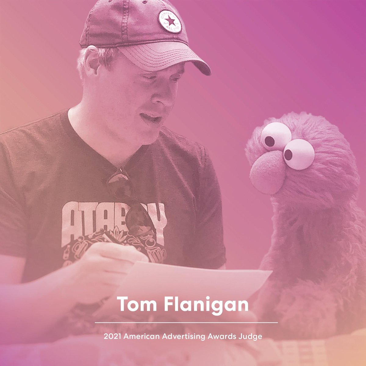 Meet your 2021 ADDYs judges.

🟢 Tom Flanigan 🟢

Tom Flanigan is a creative director at FCB Chicago, where he has worked on brands like SC Johnson, Bud Light, Coors, KFC, Kmart, Cox, Valspar, Radio Flyer, GE, and Illinois Council Against Handgun Violence.
