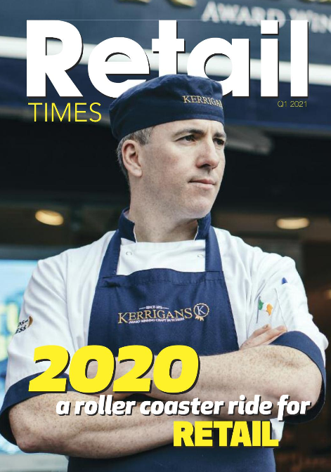 RetailExIreland's tweet photo. We are delighted to share our Q1 edition of the Retail Times. What a year 2020 was, but there is certainly a lot of positivity coming through on these pages, proving what a resilient and innovative part of society our Irish retailers are: https://t.co/iRfkn5ibRS https://t.co/JShVtVN0UD