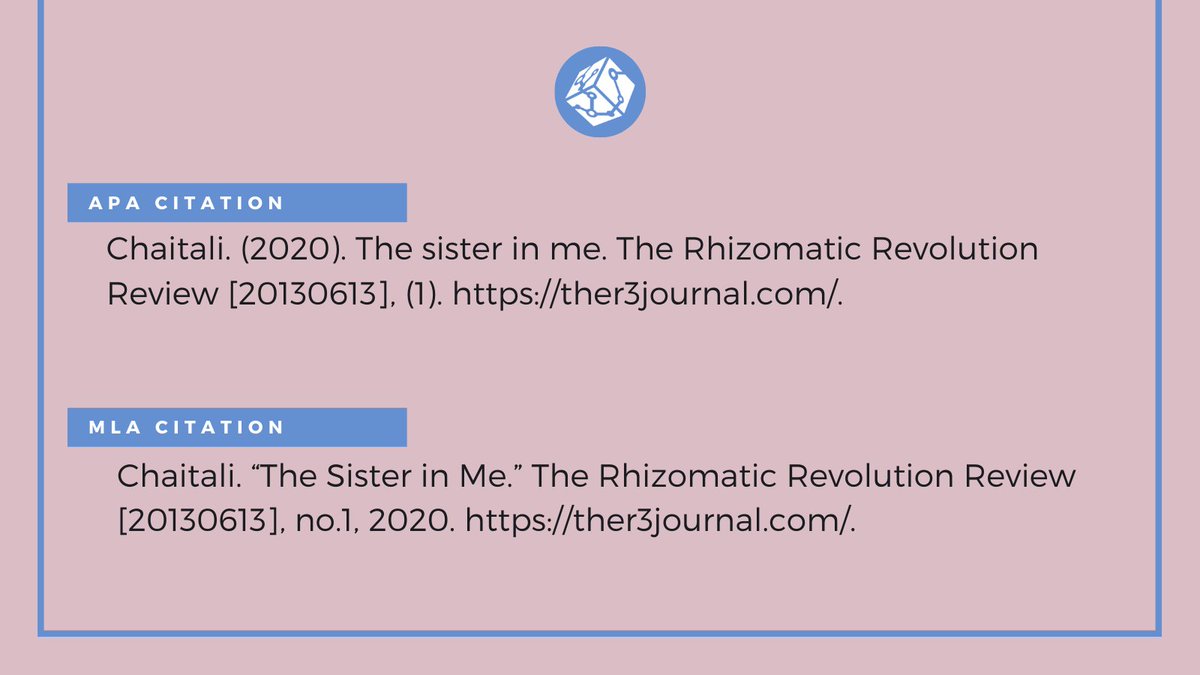 We hope you enjoyed exploring a little of the ARMY journey of  @Chaitali__Das. Read the full story here:  https://ther3journal.com/issue-1/the-sister-in-me/Here’s how to cite the personal story: