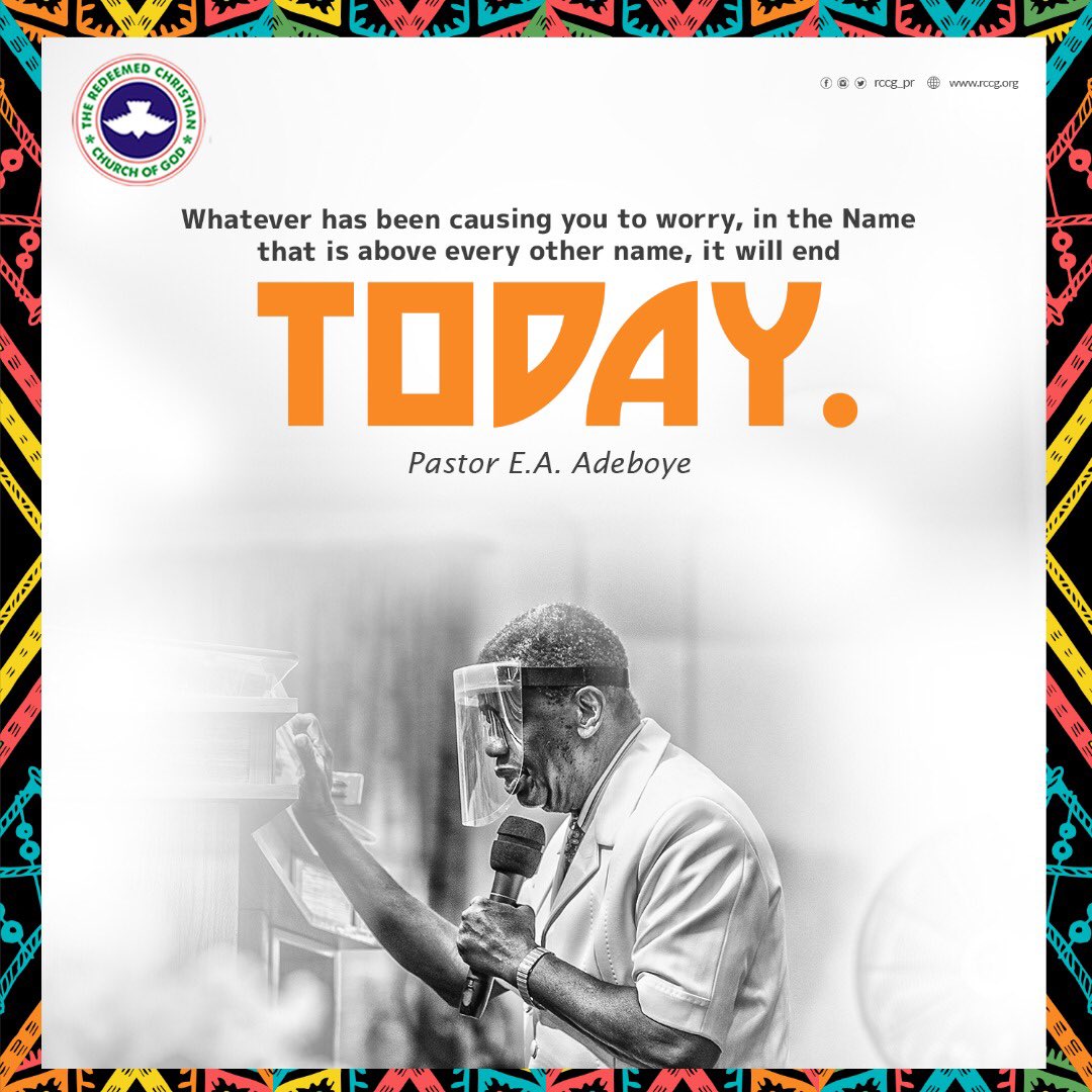 Pastor Adeboye tweet media