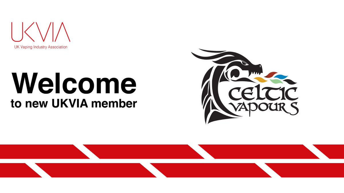 We are delighted to have @CelticVapours add their name to the UK's leading vape trade association. 

'We decided to join UKVIA to be apart of a group doing good for the future of our industry.'

Welcome aboard!