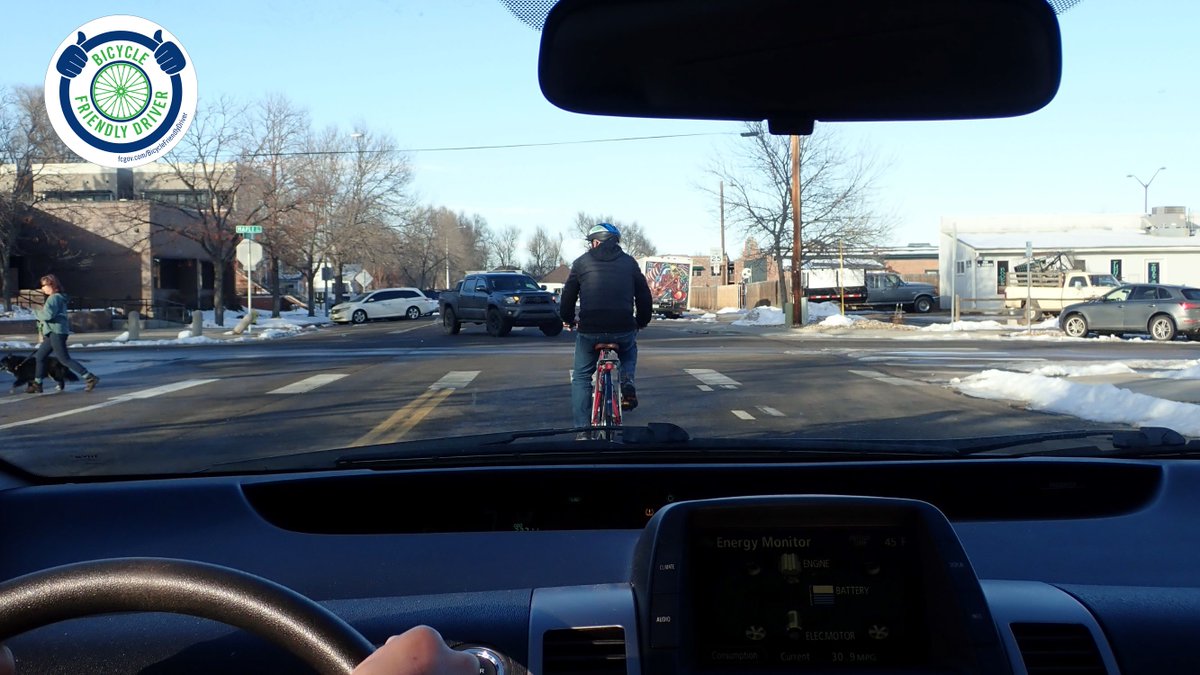 FoCoMoves's tweet photo. Have you ever been driving and noticed a cyclist doing something unexpected? Find out some possible reasons in our Bicycle Friendly Driver class. We are hosting a free online class tomorrow (2/18) at noon. Reserve your spot today! https://t.co/2WD7ku85sW https://t.co/xF6W2zrouQ