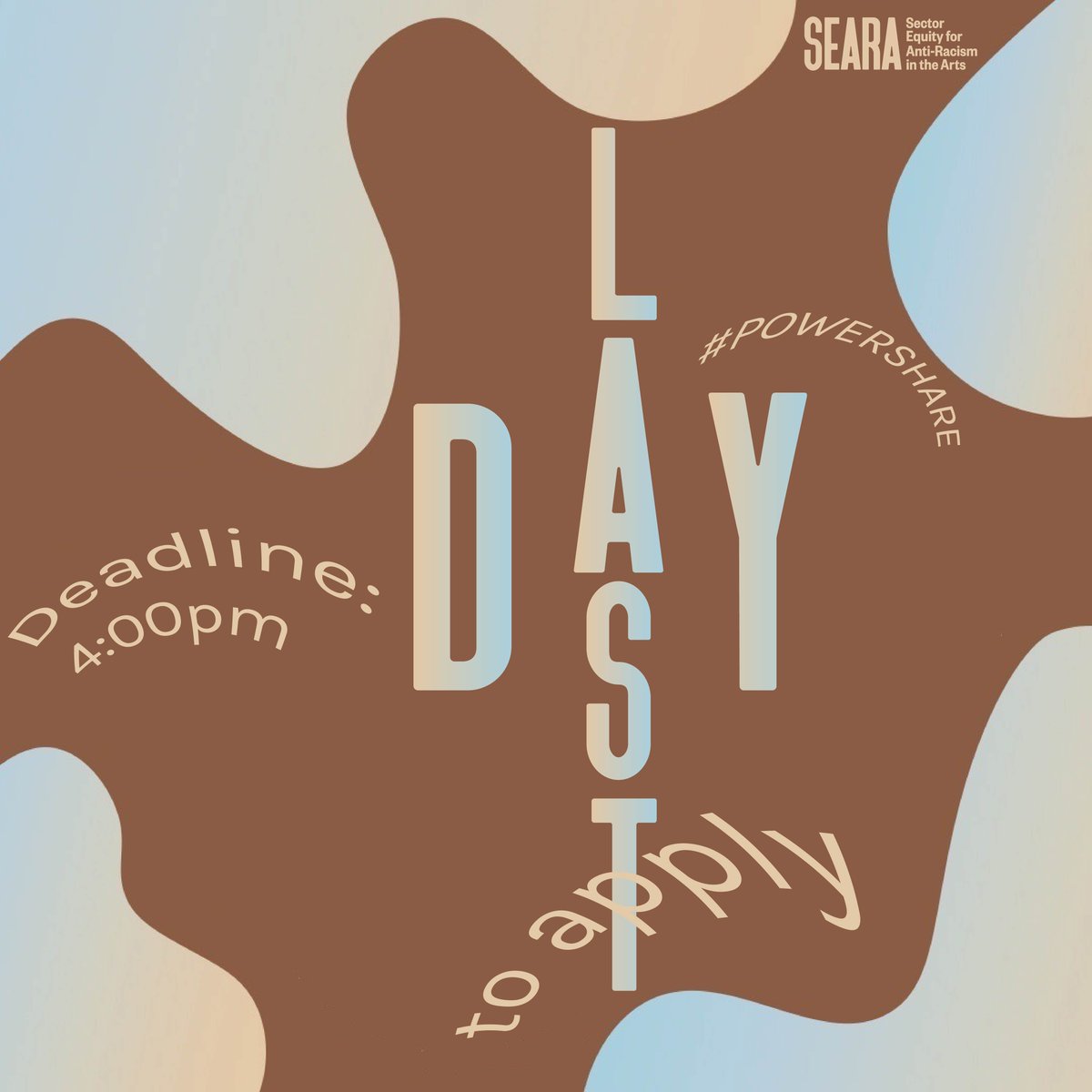 seara_program's tweet image. REMIND YOUR #BIPOC FRIENDS TODAY IS THE LAST DAY TO SUBMIT AN APPLICATION FOR #FUNDING THROUGH #POWERSHARE!  Apply online, by phone (778)-725-6302, or snail mail. Contact info@searafund.ca or call us for application assistance or extensions!

searafund.ca/apply