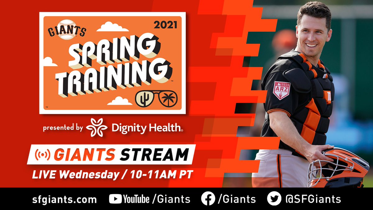 SFGiants on X: LIVE: Giants Stream from Spring Training presented