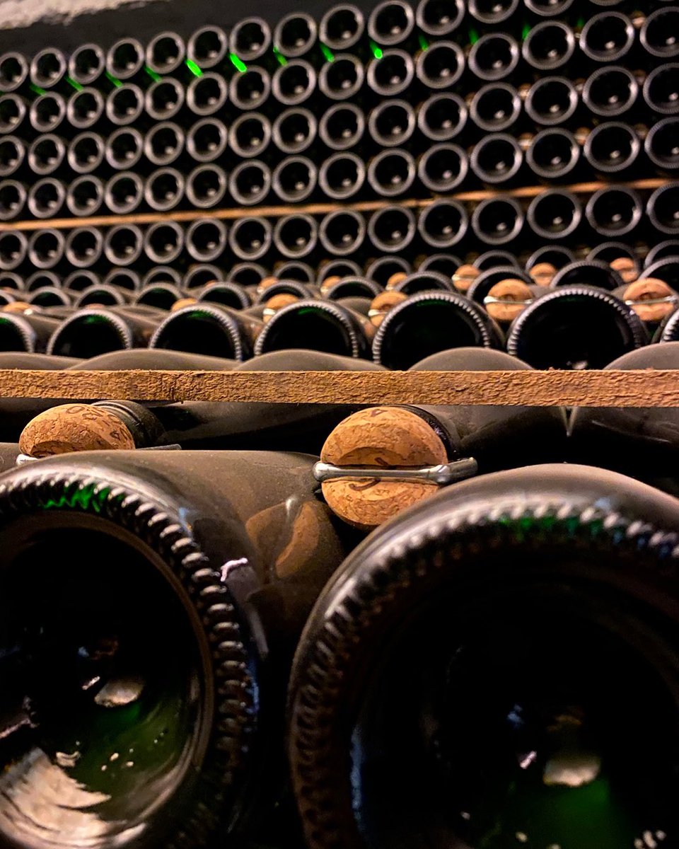 Durant més de trenta mesos, aquestes ampolles de la collita 2020 de Recaredo romandran a la foscor de les caves realizant la criança en ampolla amb tap de suro natural 👇