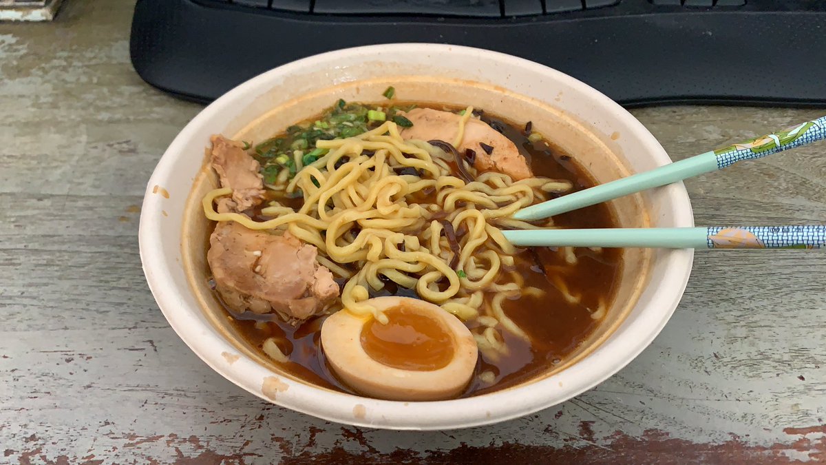 @brandyscarney Got a second <a href="/Ionicframework/">ionic</a> team favorite for takeout lunch today, <a href="/MorrisRamen/">Morris Ramen</a>