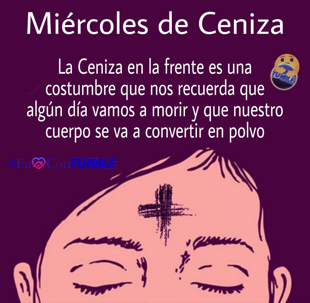 TuKble's tweet photo. #MiercolesDeCeniza

Las cenizas que se utilizan se obtienen quemando las palmas usadas el Domingo de Ramos de cada año anterior. 

Simboliza el arrepentimiento y la ceniza es el luto por nuestros pecados.  

#Cuaresma2021 #EnCasaConDios #EnCasaConTuKble https://t.co/7othIu0Fru