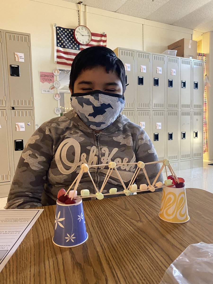 amy_haynie's tweet image. STEM bridge Building in Mrs. Luster’s class today is bringing some extra joy to the week!  @HalHenard @GreenevilleCity