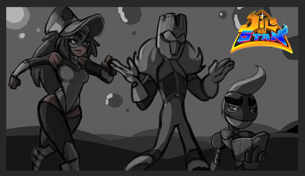 Jilo & Stan (@projectjilostan) on Twitter photo 🌟 Nos aventuriers partent en vadrouille ! Mais la carte ne semble pas claire... Aïe.
Board dessiné avec les soins de  <a href="/Jojojellow/">Jotabo - Thibault</a> ⭐ 🌟 Nos aventuriers partent en vadrouille ! Mais la carte ne semble pas claire... Aïe.
Board dessiné avec les soins de  <a href="/Jojojellow/">Jotabo - Thibault</a> ⭐