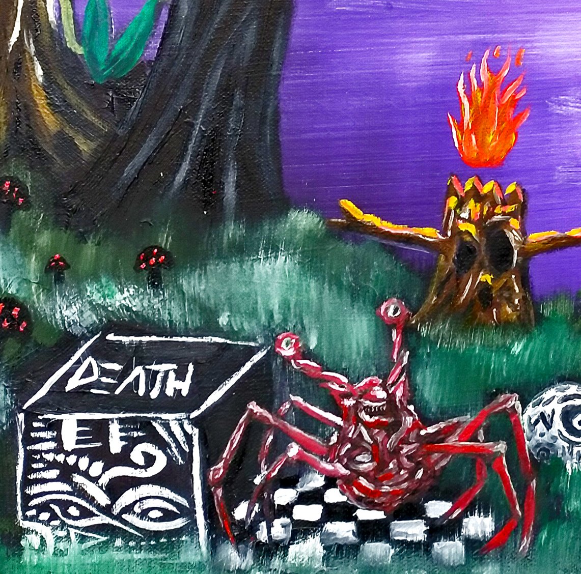 And finally the "Head Spider" from "The Thing" I just really wanted to try and animate it, and its legs scuttling. It also influenced my following work "Don't Turn on the Lights"./7