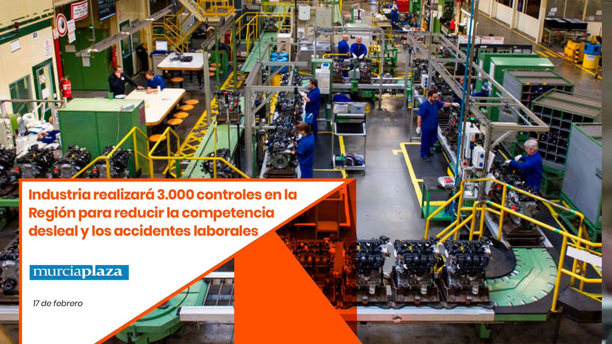 CS Región de Murcia 🇪🇦🇺🇦 (@csregionmurcia) on Twitter photo 🏭El Plan de Inspección de 2021 de <a href="/Industria_RM/">Dirección General Industria de la Región de Murcia</a> elevará el número de controles hasta los 3.000.
😷<a href="/edu_pine/">Eduardo Piné Cáceres</a> "Los objetivos son garantizar la seguridad para reducir el riesgo y corregir problemas de incumplimiento de requisitos normativos".
🗞️bit.ly/3dqMnHt 🏭El Plan de Inspección de 2021 de <a href="/Industria_RM/">Dirección General Industria de la Región de Murcia</a> elevará el número de controles hasta los 3.000.
😷<a href="/edu_pine/">Eduardo Piné Cáceres</a> "Los objetivos son garantizar la seguridad para reducir el riesgo y corregir problemas de incumplimiento de requisitos normativos".
🗞️bit.ly/3dqMnHt
