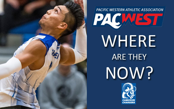 pacwestbc's tweet photo. He helped the @CamosunChargers men's #volleyball team to back-to-back #PACWESTBC championships.  Savana Walkingbear talks with @ryan2tswatters to explain where he is now.  WATCH https://t.co/njy1rMnj0f https://t.co/C5e62Soajk