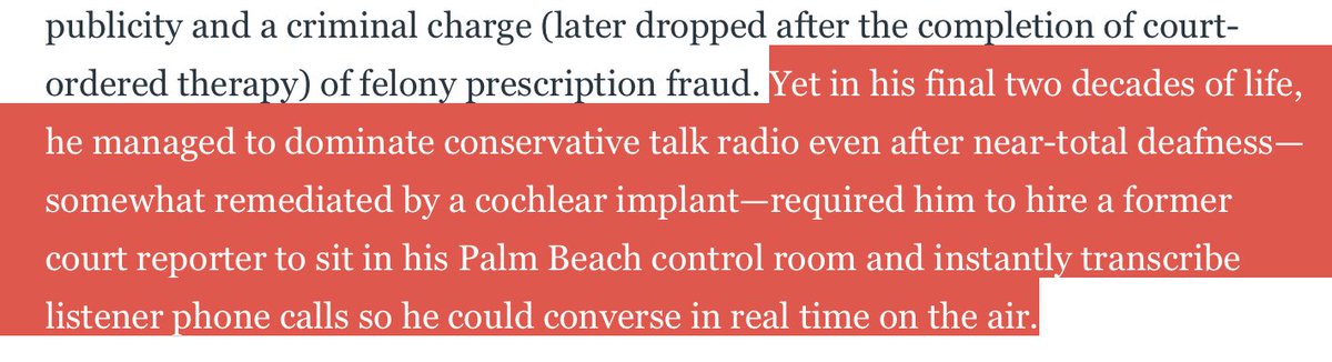 I googled to find back some of the things I've seen, and here's a new one, in his Daily Beast obituary. This is actually confirmation of what I had only put together. (Guess what another name for "court reporter" is? Real-time captioner. He couldn't hear callers!)