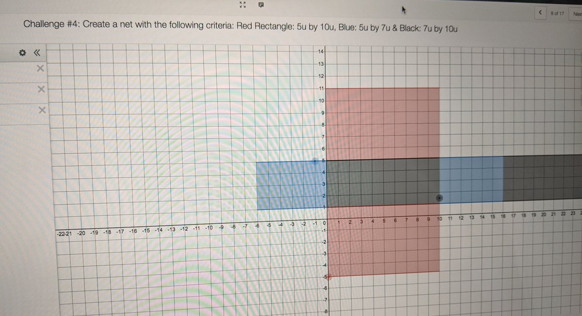 CESD83GATE's tweet image. @MAtkinsonSchool 7th graders in Ms. Phillips&apos; class worked on calculating the surface area of nets using @Desmos. #atkinsonacademy #cartwrightgate