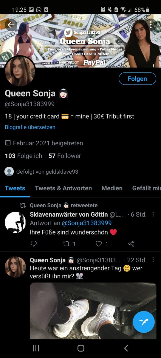 Sklave Tom (Eigentum von Herrin Elli) tweet media