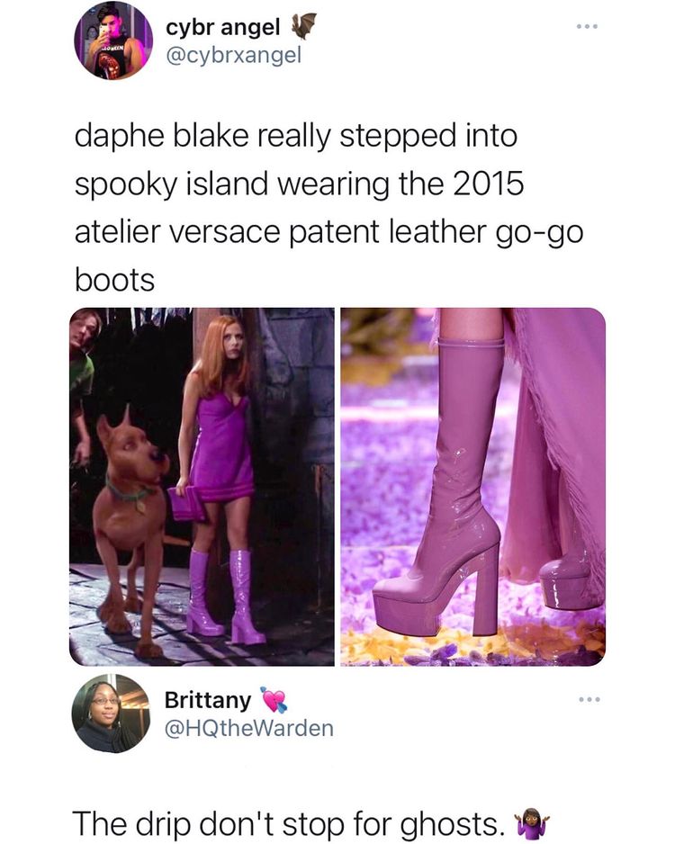 versace #patentboots #daphneblake https 
