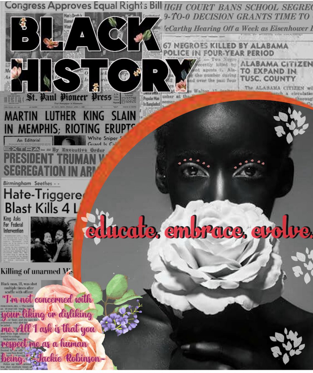 BeckieDileo's tweet photo. Introducing BSA’s exceptional #BlackHistory virtual programming @CTA_Tweets school community💫
Speaker series lineup: starting w/ @Kedredesigns🎨
Check out #STEAMed poster design + video montage... &amp; incredible digital art for trailblazer @JeanAugustine07

https://t.co/t5ZAc1diSq https://t.co/mOMQHeKsQm