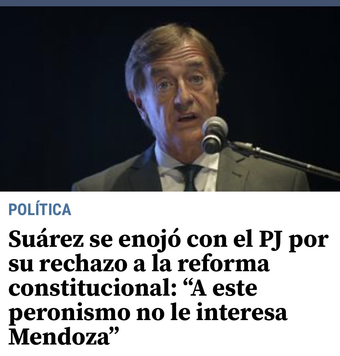 Que difícil debe ser para La Campora y PJ local estar todo el tiempo en contra de los Mendocinos, solo por seguir instrucciones de Cristina y Alberto ⁦<a href="/rodysuarez/">Rodolfo Suarez</a>⁩ merece una buena oposición y no como la que hoy existe, se oponen a todo