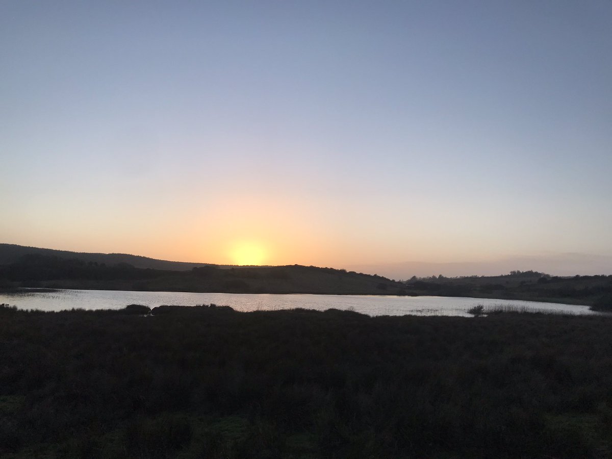 Sunset over Lickeen lake