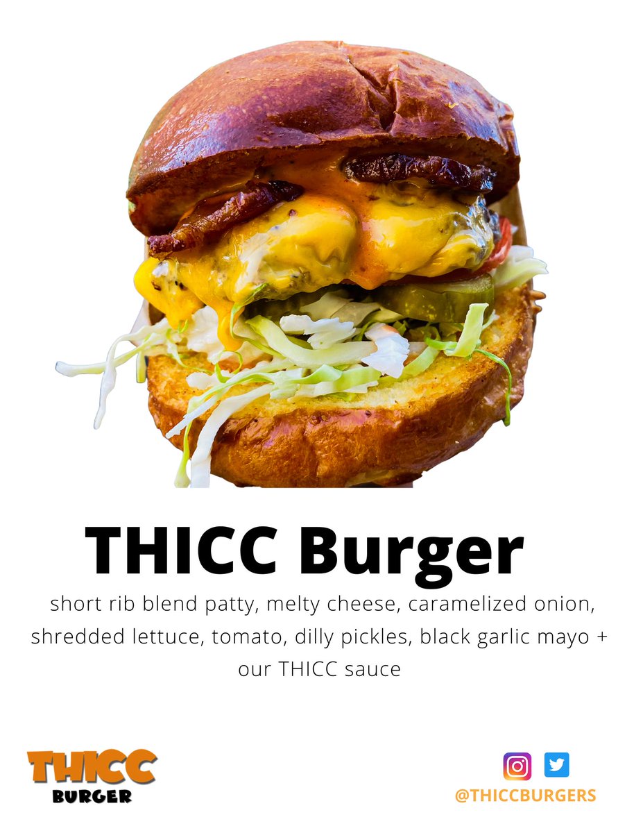 thafoodist's tweet photo. Atlanta fam, it’s time! Pre-orders for our pop up on 2/27 at @PontoonBrewing are live https://t.co/1ssiJJ1QYM. This is the one y’all have been waiting for.

😷 MASKS ARE REQUIRED! 😷
Social distancing is, too! 💕🍔😷

Follow us on IG: thiccburgers for updates 💕🍔 #thiccburger https://t.co/f1Gfk3Wz7s