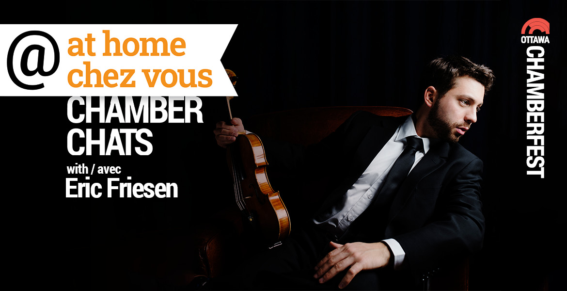 🎻 Join <a href="/Schwebelclef/">Aaron Schwebel</a> and host Eric Friesen for Chamber Chats on Thurs., Feb 18 at 2pm EST!

🔗 Join for free: tinyurl.com/1oxqhp5h

<a href="/echochamberTO/">Echo Chamber Toronto</a> #chamberchats #ottmusic #getfestiveathome