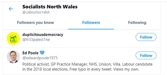 No thread about anti-Jewish racists connected to  @UKLabour folk would be complete withoout a shout out to  @edwardpoole1975 of  @LabourEnfield Ed just happens to have ended up following yet another anti-Jewish racist. Again.