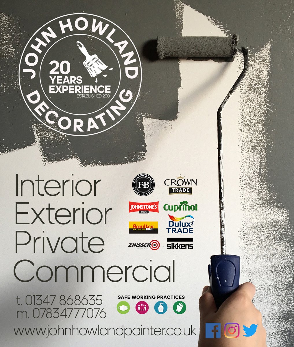 Loving our new advert designed by @KodiKooch #decorating #thirsk #easingwold #spring21 #summer21 #renovate #upcycling #bookme #sowerby #ripon #Yorkshire #painting #northyorkshire #team #love #newhome #farrowandball #dulux #johnstones
