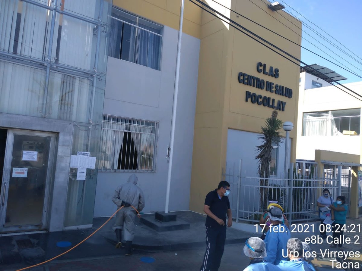 #Ayayay | Desinfectan lugares de mayor afluencia de personas
#Tacna | #MunicipalidadDePocollay | #Covid19 | #Pocollay 

 ─► facebook.com/DistritoDePoco…