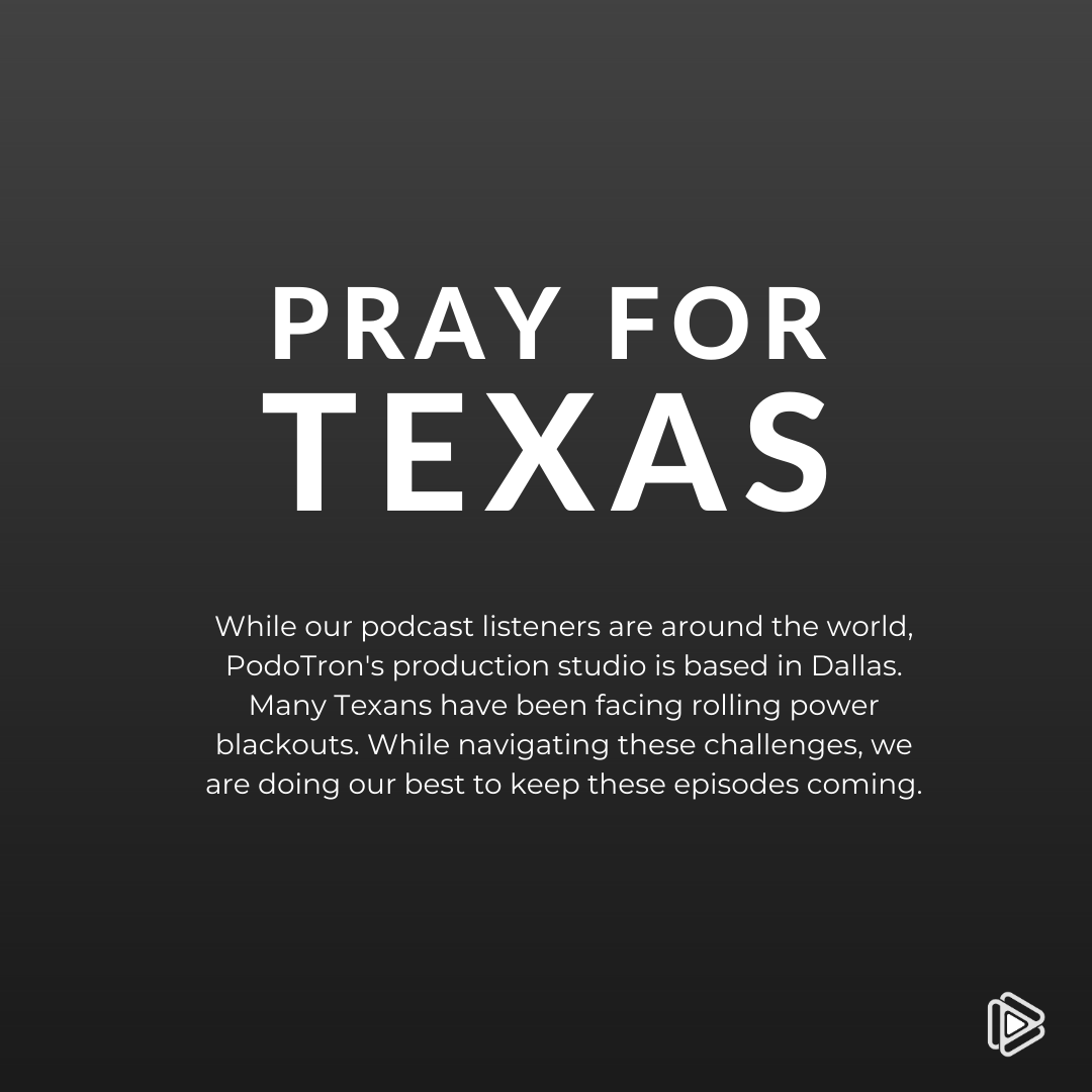 podotronnetwork's tweet photo. Hope our podcasters and listeners are staying safe and warm. https://t.co/rHJ4izbMmh