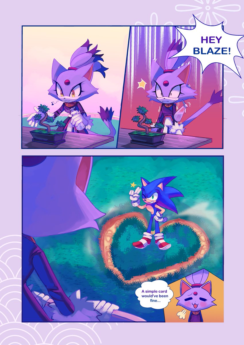 ✨ Min ✨ (COMMISSIONS CLOSED) on Twitter: "Sonaze week: Day 1 Valentine's  day (It's rlly late I know) This time Sonaze week is on tumblr btw! I just  posted here since I