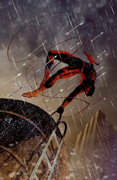 LosPutosPros's tweet photo. Daredevil, por David Enebral https://t.co/JtoMobZT1o