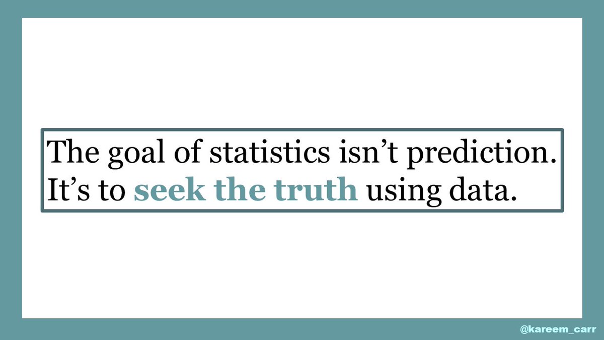 Whether I'm engaging in social commentary or discussions of statistics, I'm seeking truth. Truth is the unifying goal.