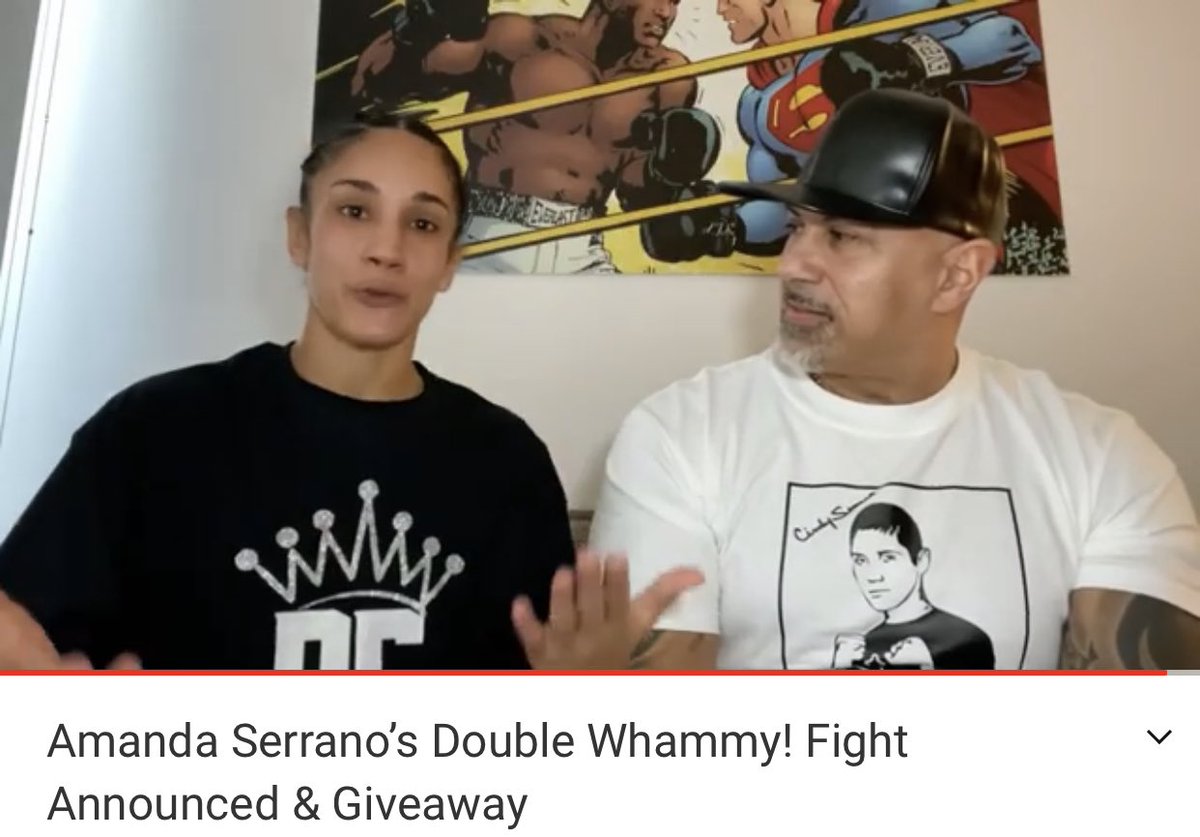 EsmeFerraro's tweet photo. Have you checked out the new video by @Serranosisters? Amanda Serrano’s Double Whammy! Fight Announced & Giveaway! #7divisions #Champ #7division
https://t.co/zJIiSjL3GE via @YouTube https://t.co/aJUFfkuLTV
