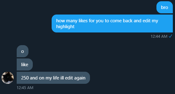 D1gnal's tweet photo. 250 likes and @crowNA_ will edit my next highlight
LIKE + RT
LIKE + RT
LIKE + RT https://t.co/xfPnlAlIkK