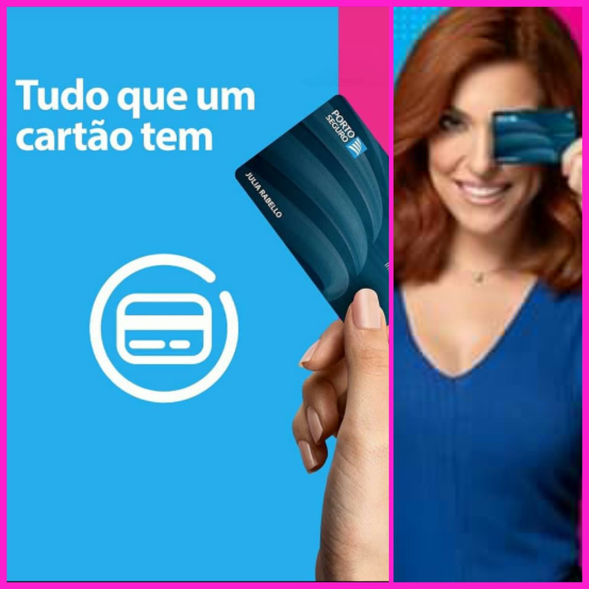 SolangeDPG's tweet photo. 💳Adquira o cartão de crédito Porto Seguro e conte com:
🔹Desconto no seguro do seu carro; 
🔹Financiamento de veículo na fatura do cartão;
🔹Isenção da anuidade no primeiro ano e muito mais!💳

🙂Acesse ou copie o Link ⤵
https://t.co/r5tt8pjxXI

#projetomeuportoseguro #cartao https://t.co/aZ2QEcTWby