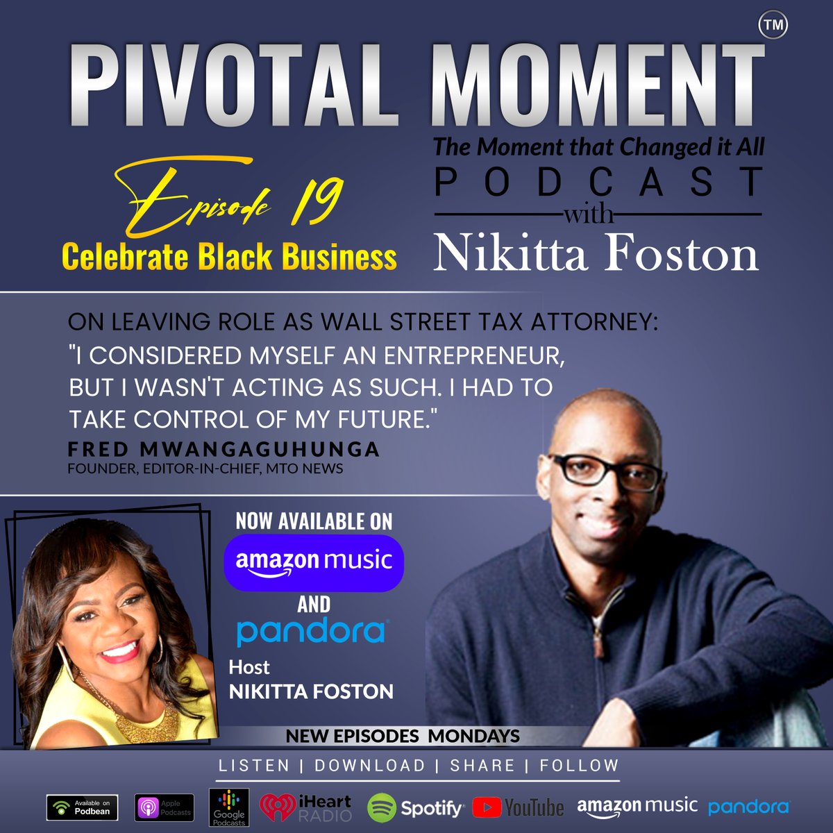 NikittaFoston's tweet photo. Beyonce, Jennifer Lopez, and Mariah Carey were among his celebrity clients. The power of celebrity soon led @Fred_MTO, a former Wall Street attorney, to create Media TakeOut, featuring the hottest African-American celebrity news online. Thx @VanessaAbron  https://t.co/nqloJrSp2n https://t.co/73JJwlfWjm