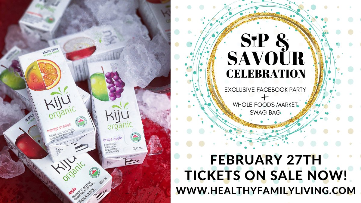 Healthy Family Living Vancouver (@hflvancouver) on Twitter photo We're excited for our brand new online Sip & Savour Celebration happening Feb 27, presented by <a href="/WholeFoods/">Whole Foods Market</a> featuring a sweet swag bag with samples from <a href="/KijuOrganic/">Kiju Organic</a>! 🍎
🎟 Get your tickets 👉 healthyfamilyliving.com/sip-savour-cel… We're excited for our brand new online Sip & Savour Celebration happening Feb 27, presented by <a href="/WholeFoods/">Whole Foods Market</a> featuring a sweet swag bag with samples from <a href="/KijuOrganic/">Kiju Organic</a>! 🍎
🎟 Get your tickets 👉 healthyfamilyliving.com/sip-savour-cel…