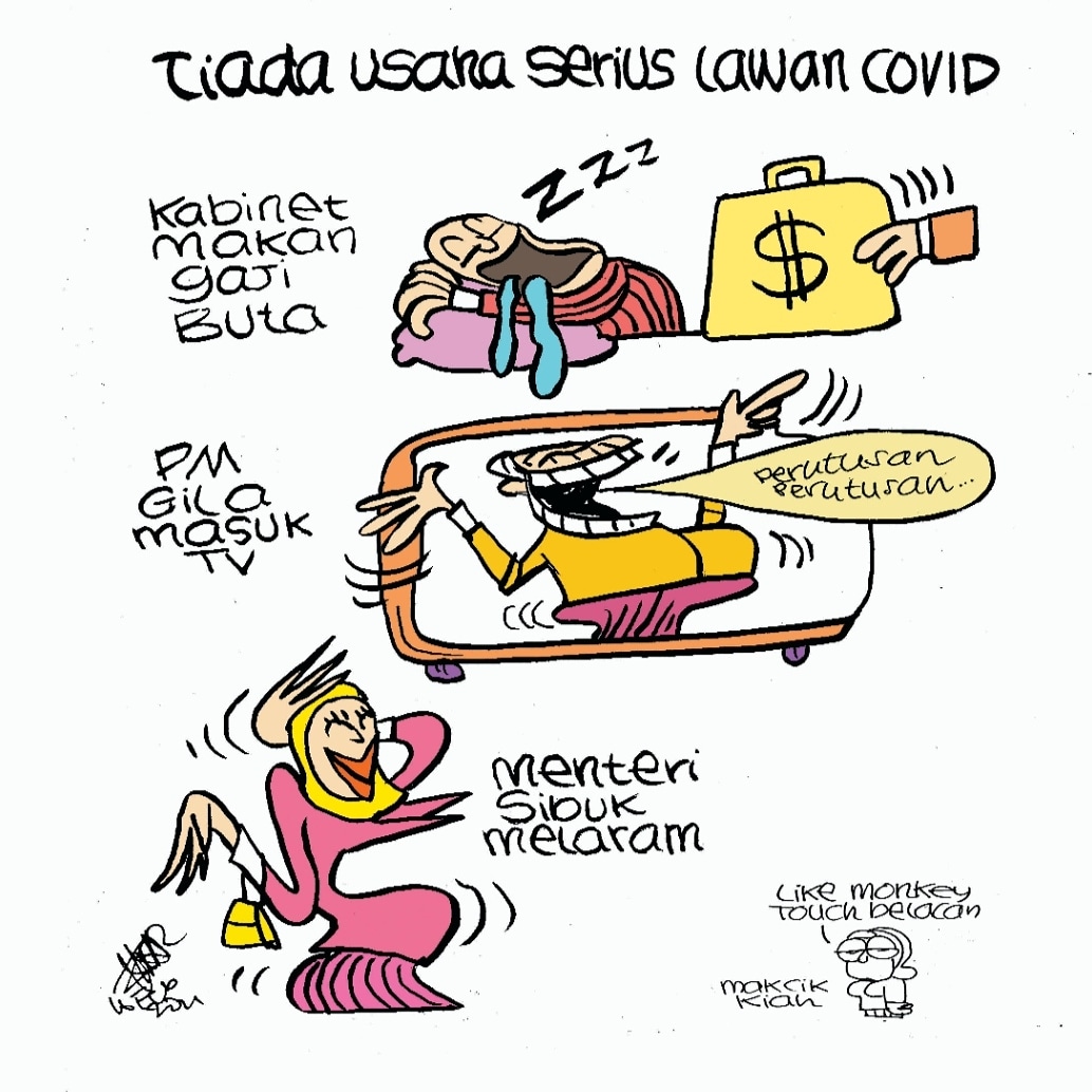 zunarkartunis's tweet image. PUNCA COVID TERUS NAIK!
Support buy cartoon books @ zunar.my
PLEASE SHARE
#covidmalaysia #darurat2021 #pkp2021