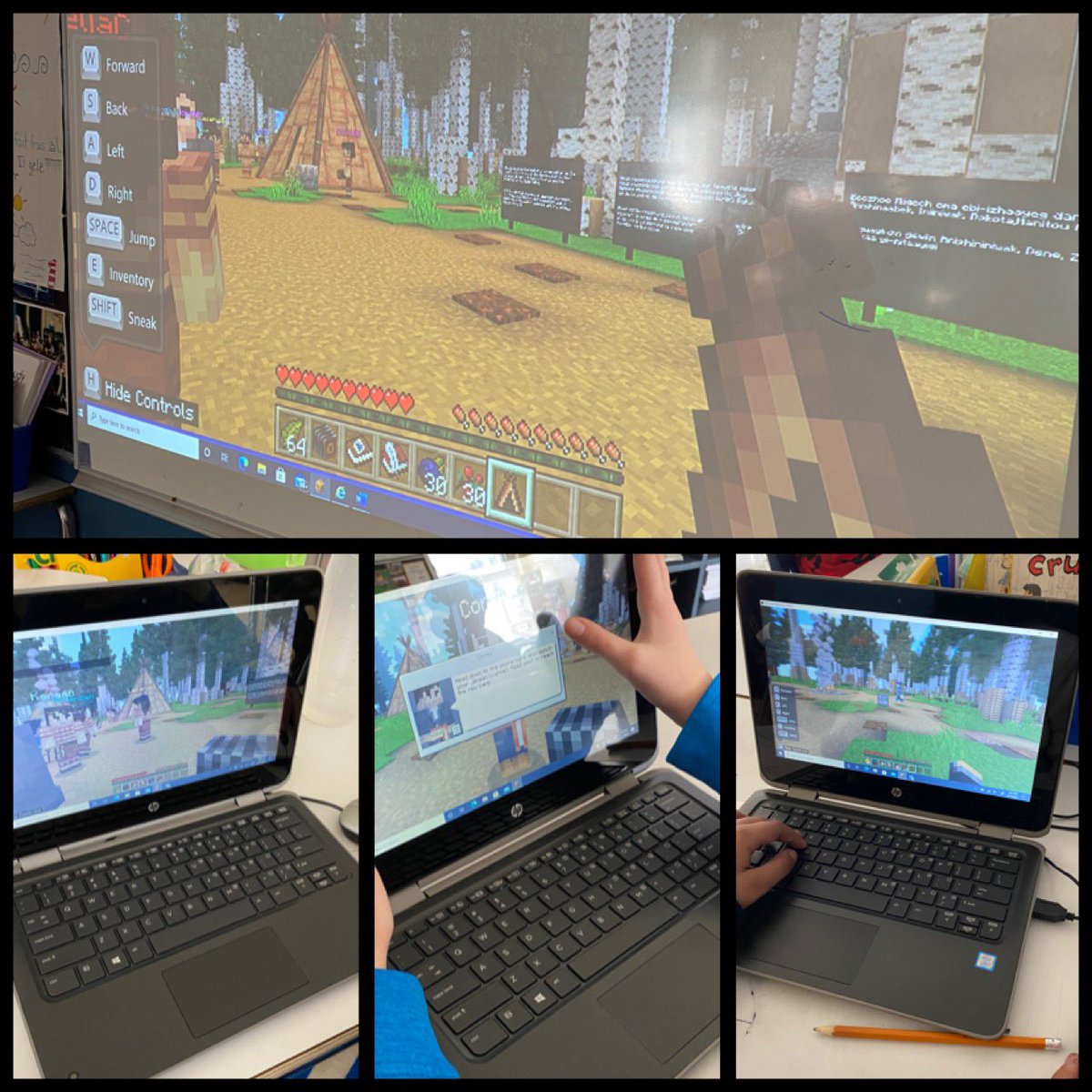 Julia Penner (@jpenner98) on Twitter photo Grade 5’s explored Manito Ahbee Aki today! What a beautiful resource! Thank you to everyone involved for making this accessible to all. We felt an immediate connection to the teachings, the land, the guides & the Knowledge Keepers.❤️<a href="/louis_riel_sd/">Louis Riel School Division</a> <a href="/PlayCraftLearn/">Minecraft Education</a> #MinecraftEdu Grade 5’s explored Manito Ahbee Aki today! What a beautiful resource! Thank you to everyone involved for making this accessible to all. We felt an immediate connection to the teachings, the land, the guides & the Knowledge Keepers.❤️<a href="/louis_riel_sd/">Louis Riel School Division</a> <a href="/PlayCraftLearn/">Minecraft Education</a> #MinecraftEdu