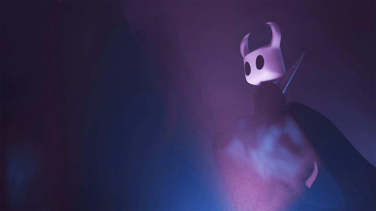 render + edit de un juego llamado hollow knight