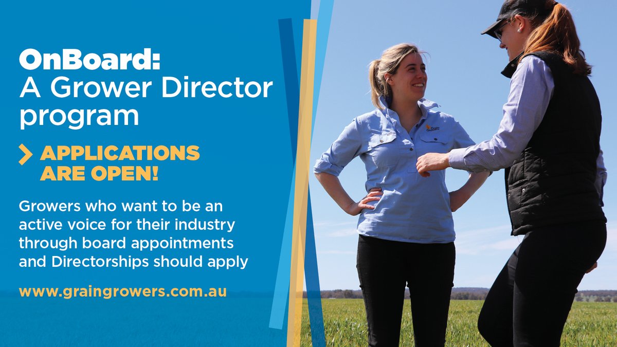 Effective financial management, planning and forecasting. All skills growers use every day and also skill sets good Board Directors need.

If you want to transfer your skills to the boardroom,  Apply for the OnBoard program today.

👉  bit.ly/36uqH98