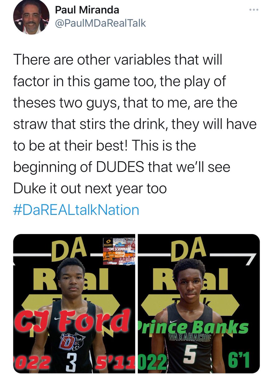 2022 YoungPro SG Prince Banks continues to shine with his play in the toughest District in Texas #StayOnOurGrind