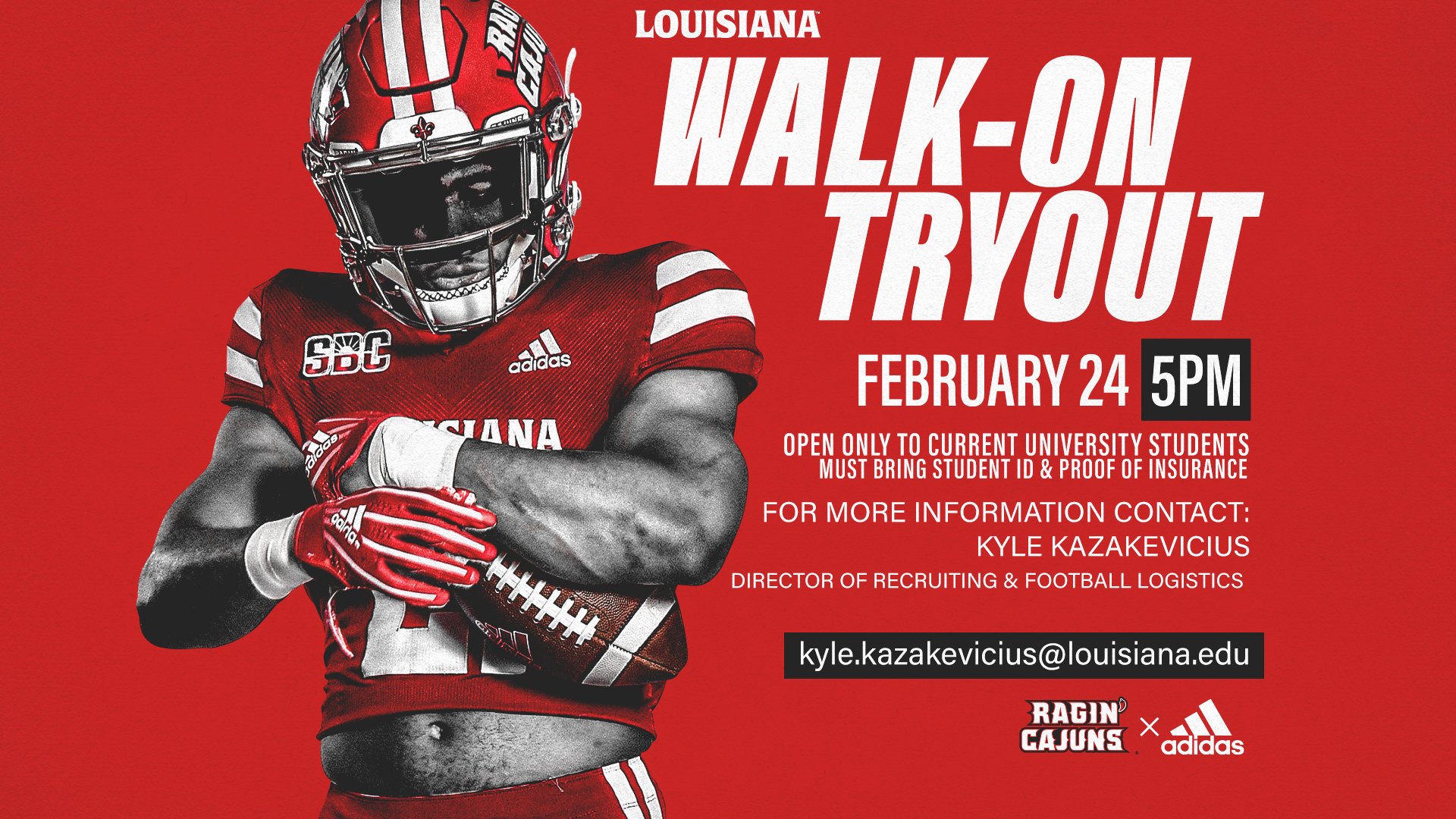 Louisiana Ragin Cajuns Football on X