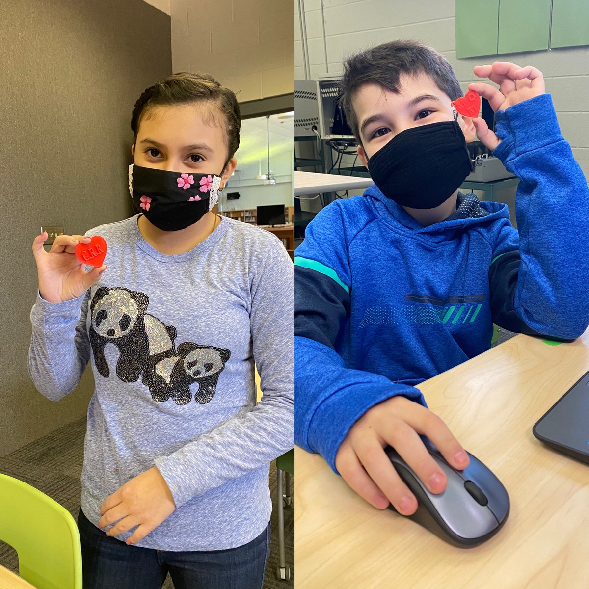 We are baaaack <a href="/CMMSCougars/">Carroll LT Magnet</a>! Looks like some belated 3D valentines are coming home today! #WeAreCarroll