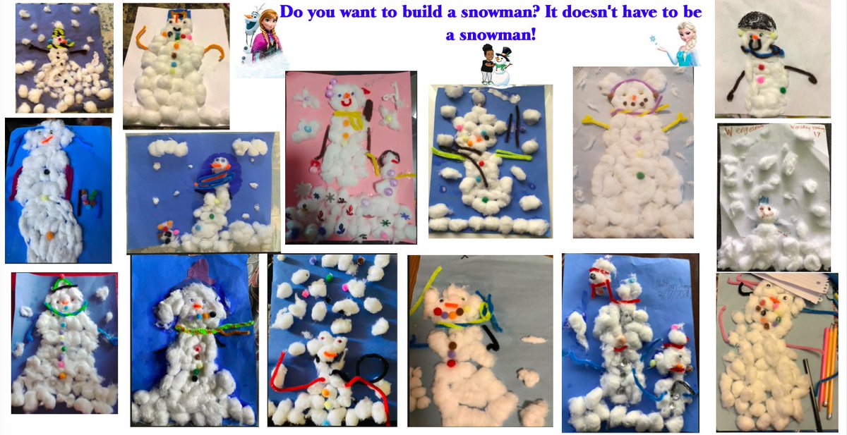 MsFordBBCPS's tweet photo. Building snowmen on a winter day! @bbcps #MsFord #FirstGradeRocks https://t.co/cvnZieuUhH