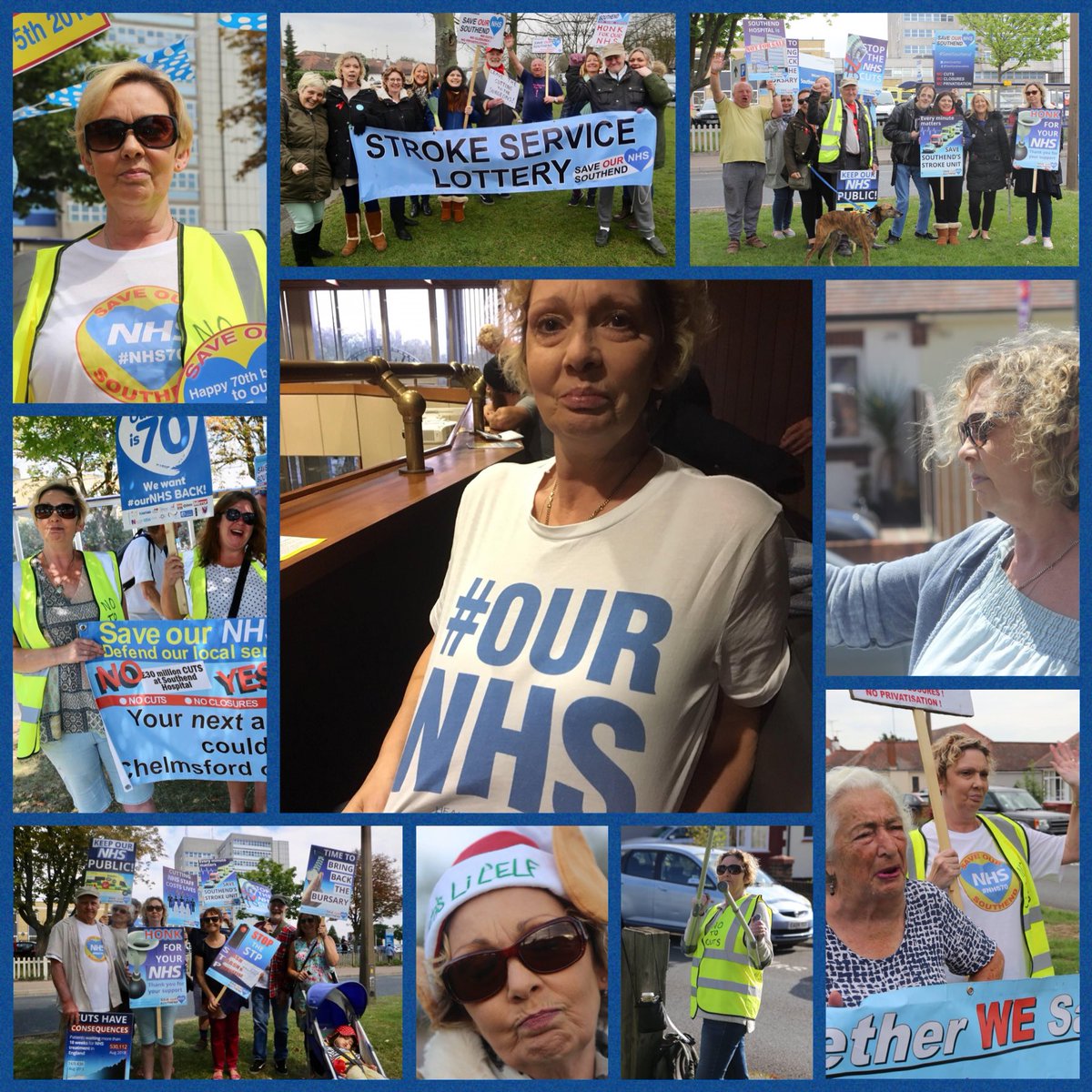 Rest in peace our dear, loyal, funny, feisty, Save Southend NHS warrior and committee Treasurer Julie. We are gutted. The loss of an amazing campaigner and dear friend. Rest in peace 💔