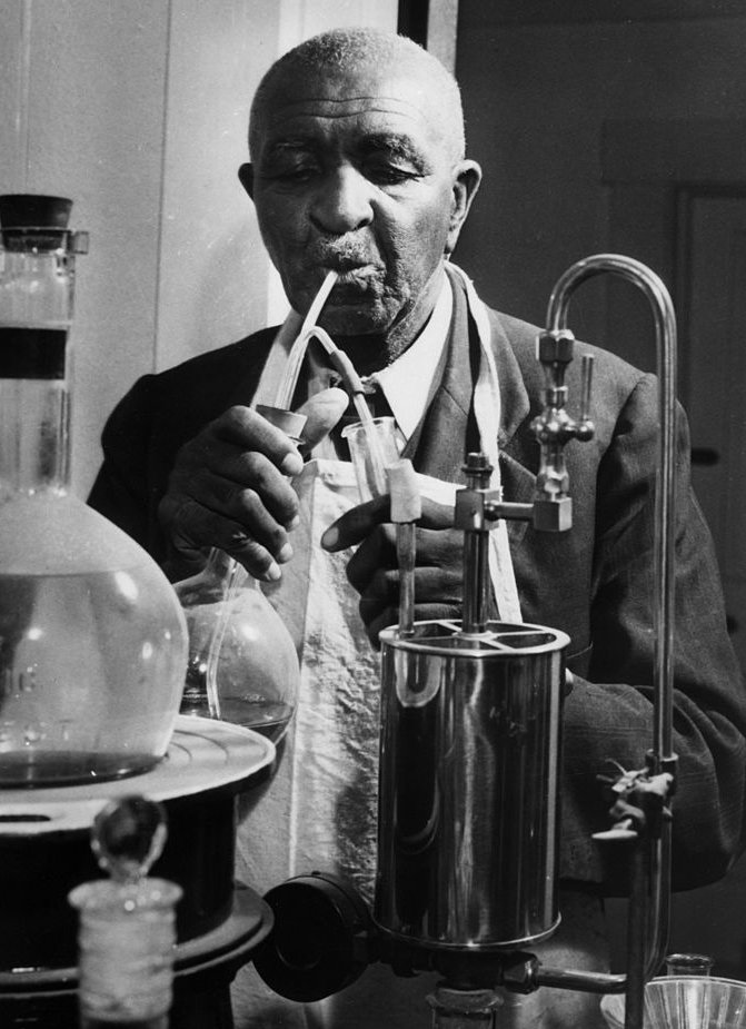 3/ George Washington Carver: did not actually invent peanut butter!  He did however invent 300+ other peanut products, and offered other groundbreaking products and as well as research into rotating crops that was lauded by several U.S. presidents. https://ietv.co/37qiYcO&nbsp;