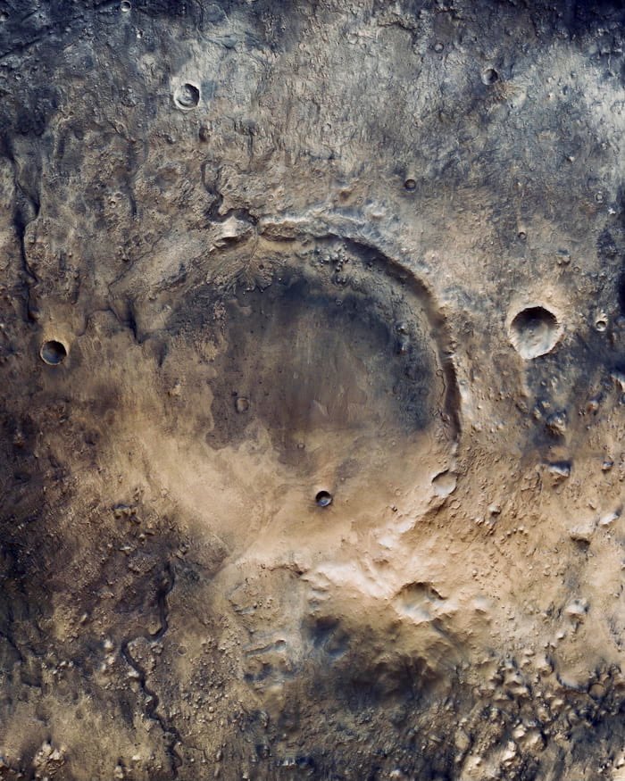 Skymineee's tweet photo. #NASA will land #Perseverance rover inside this ancient water lake crater on #Mars tomorrow. Finger crossed! #CountdownToMars https://t.co/Fk5WMLFZUk